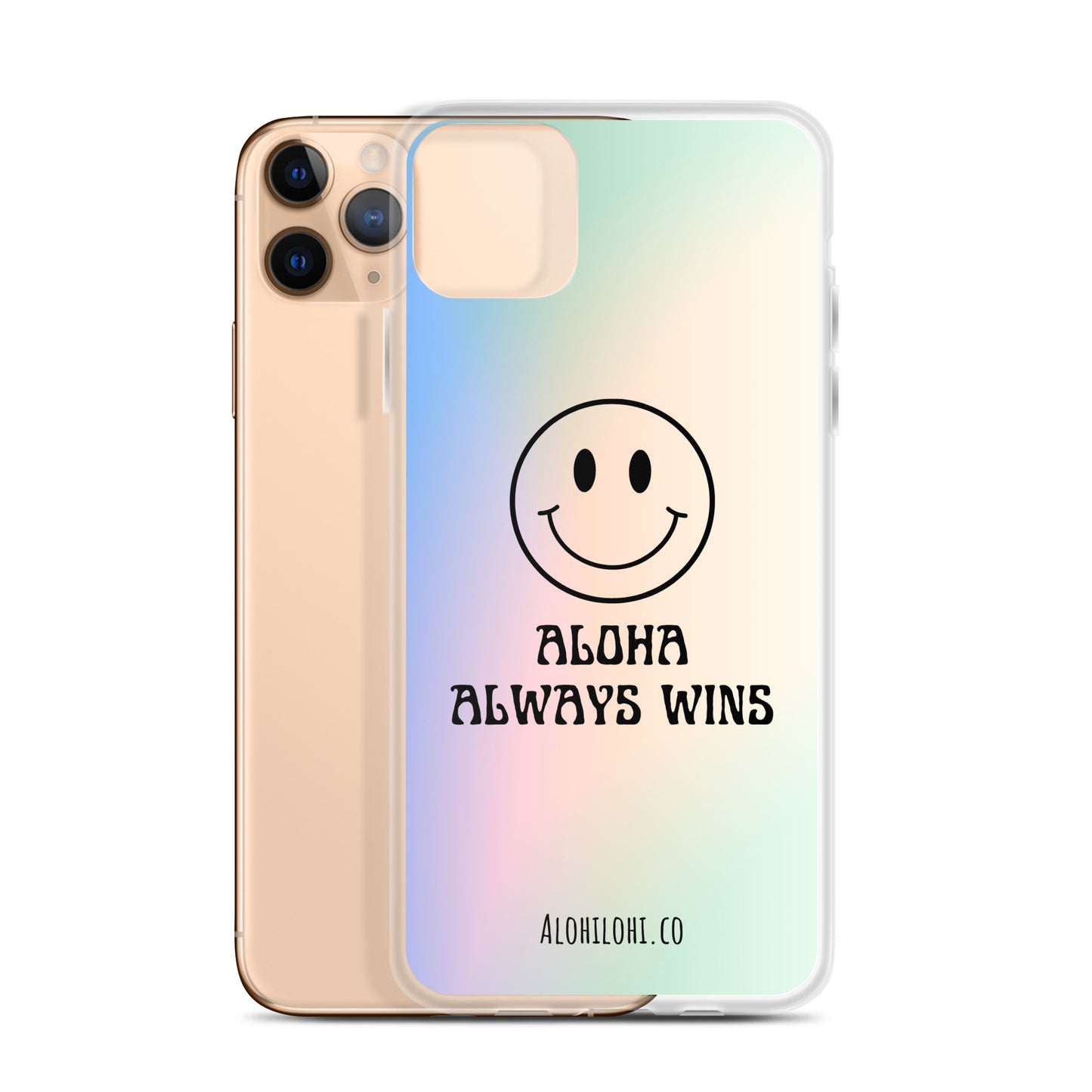 Aloha Always Wins (5) - Clear iPhone Case