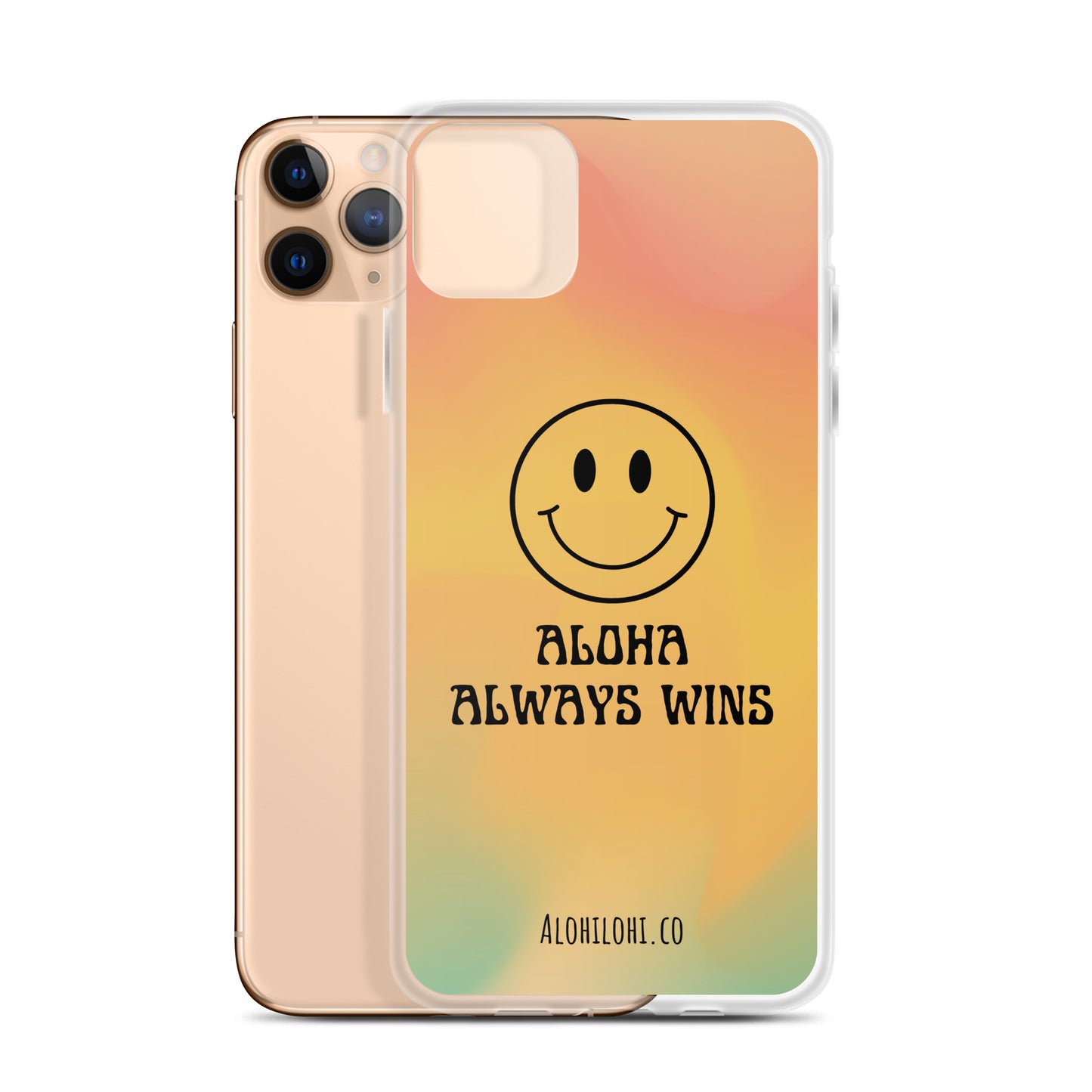 Aloha Always Wins (10) - Clear iPhone Case