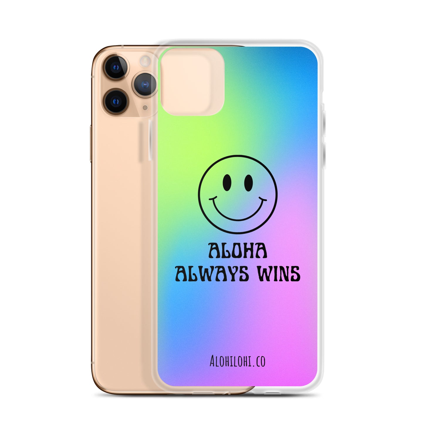 Aloha Always Wins (11) - Clear iPhone Case