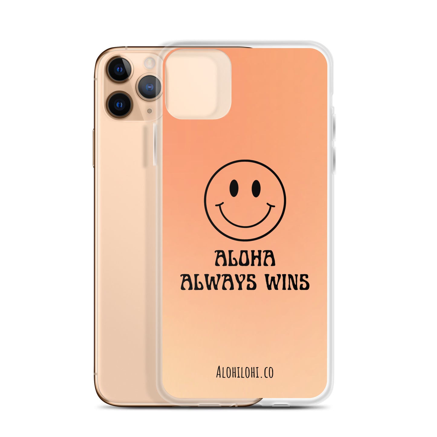 Aloha Always Wins (14) - Clear iPhone Case