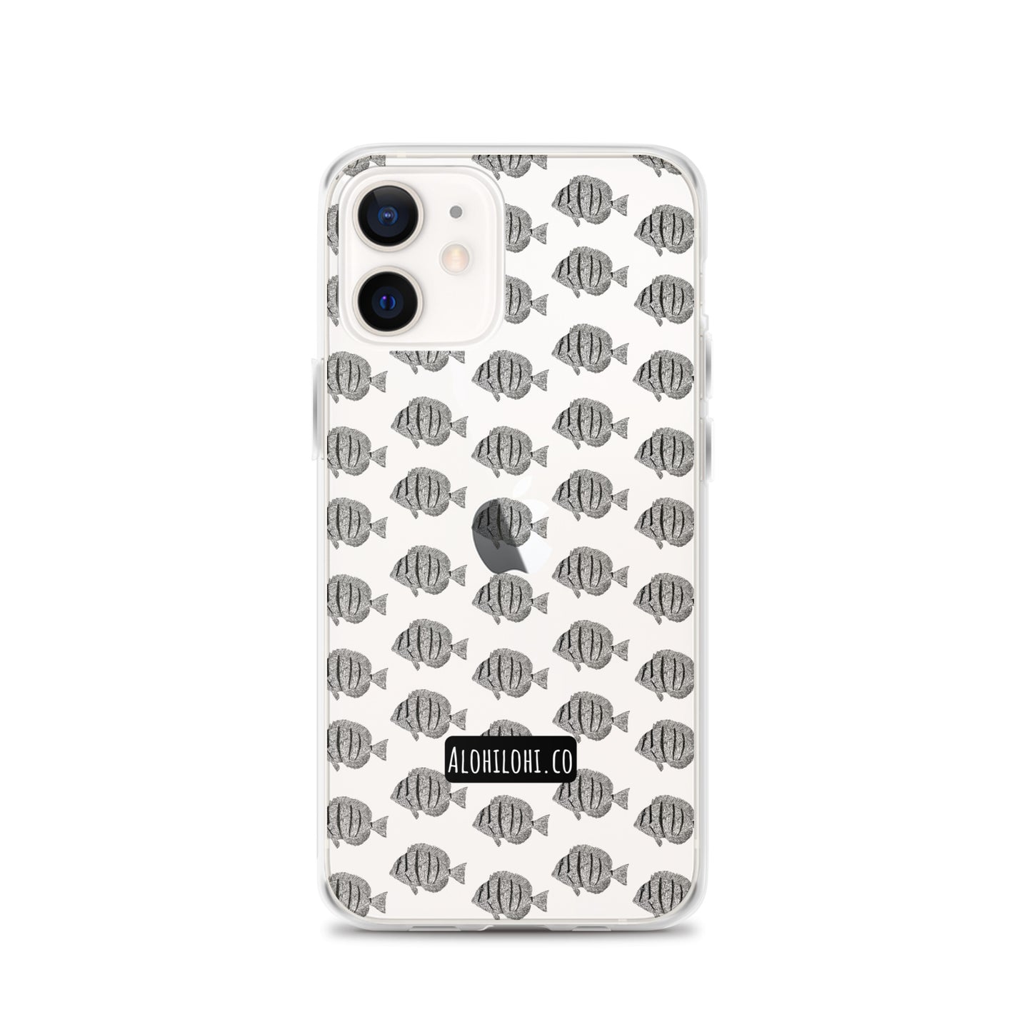 Manini (B&W) (s) - Clear iPhone Case