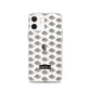 Manini (B&W) (s) - Clear iPhone Case