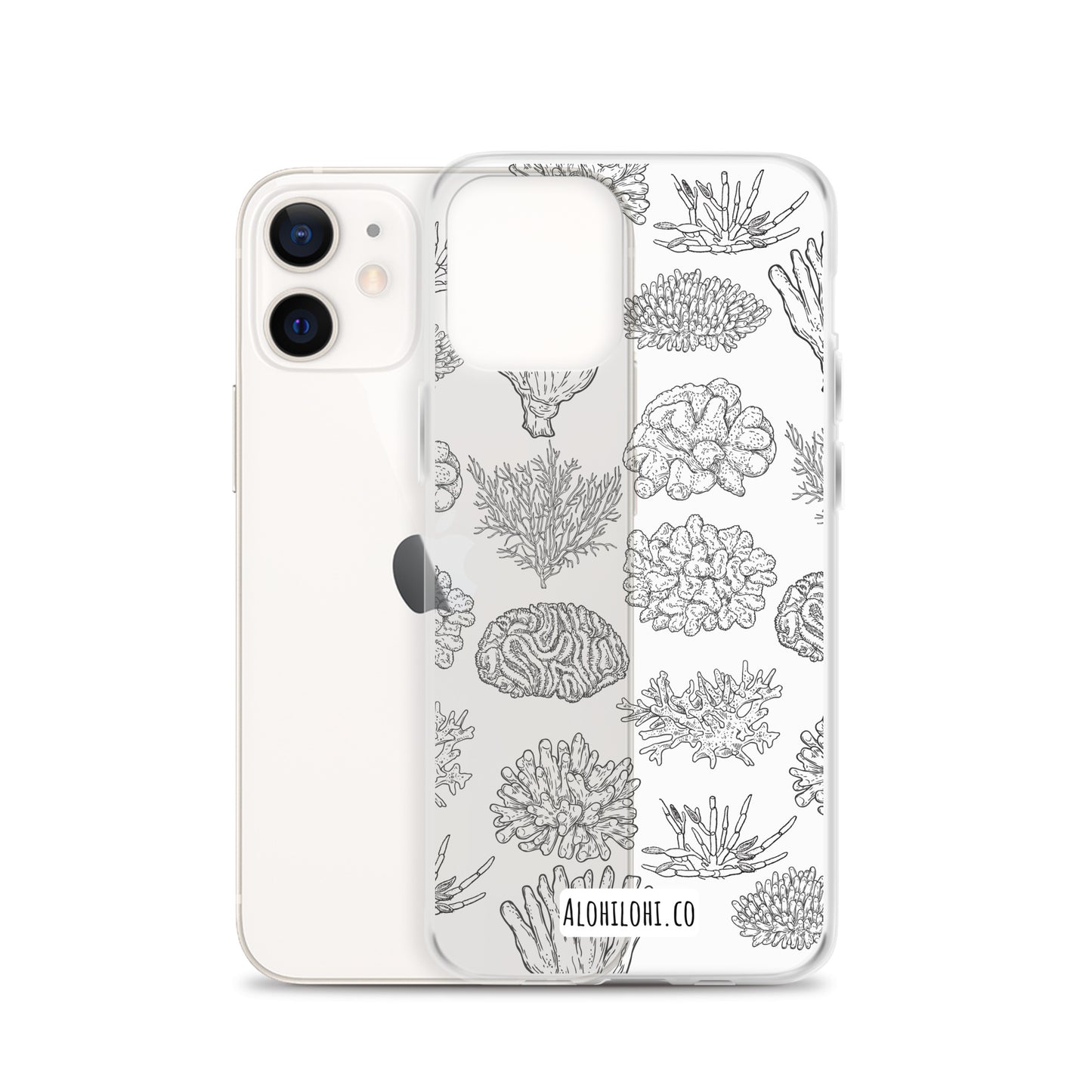 Corals - Clear iPhone Case