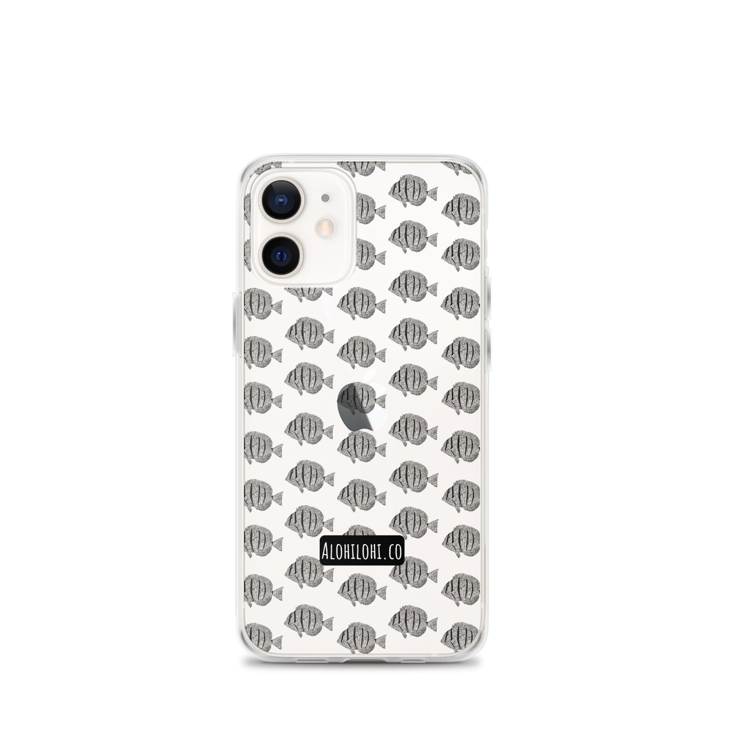 Manini (B&W) (s) - Clear iPhone Case