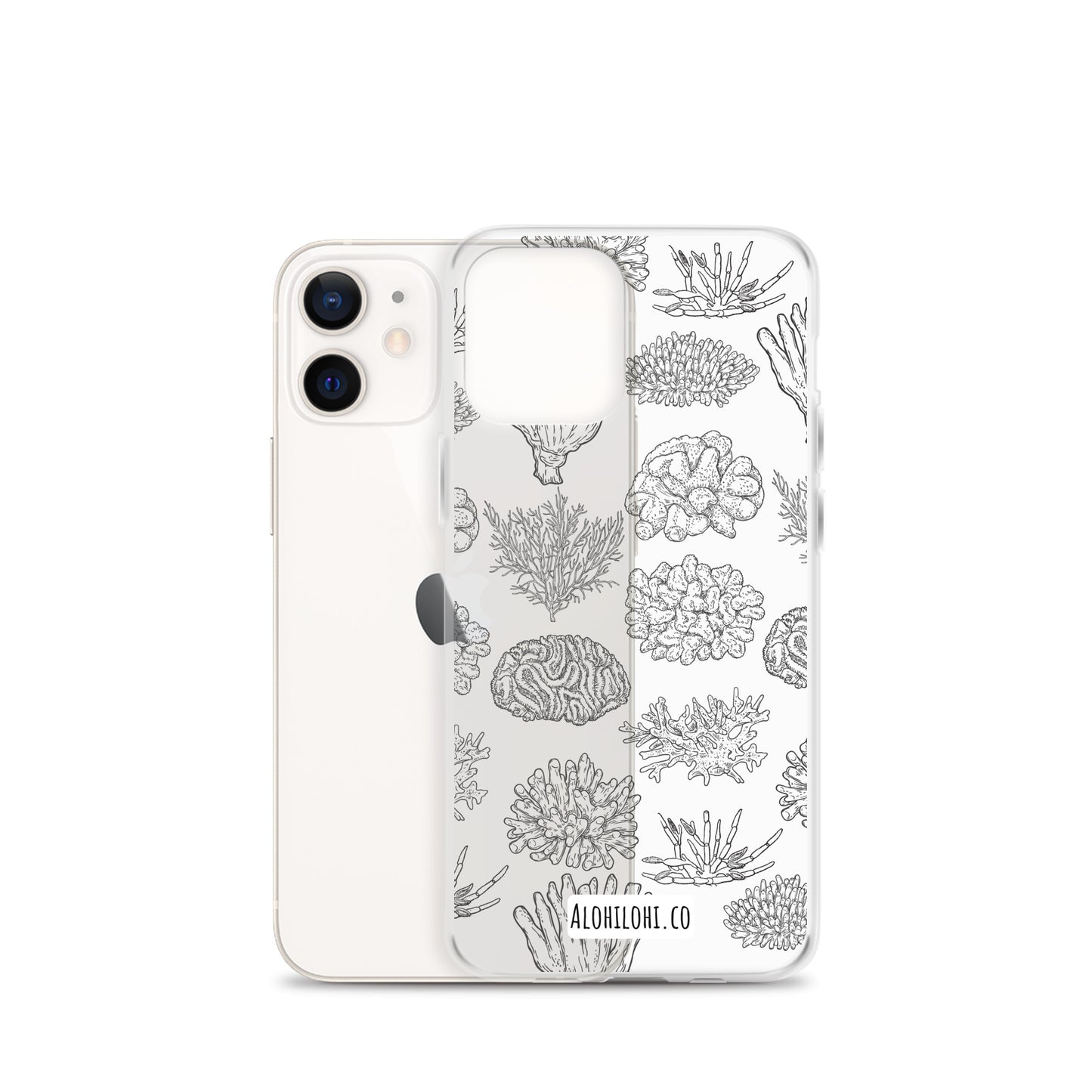 Corals - Clear iPhone Case