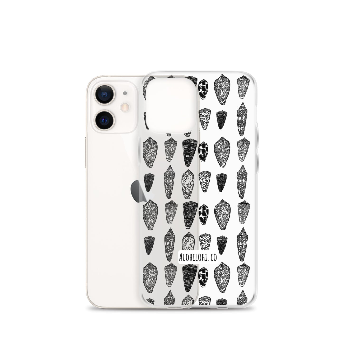 Pūpū (pattern) - Clear iPhone Case