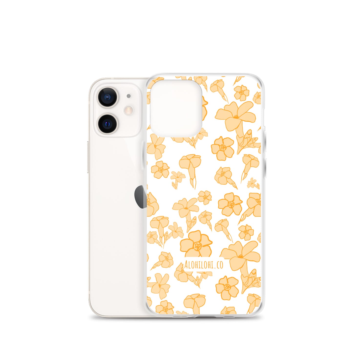 Pua Kenikeni on Keʻokeʻo - Clear iPhone Case