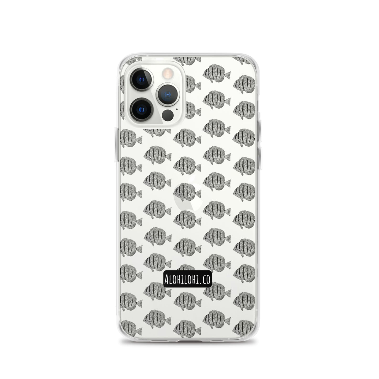 Manini (B&W) (s) - Clear iPhone Case