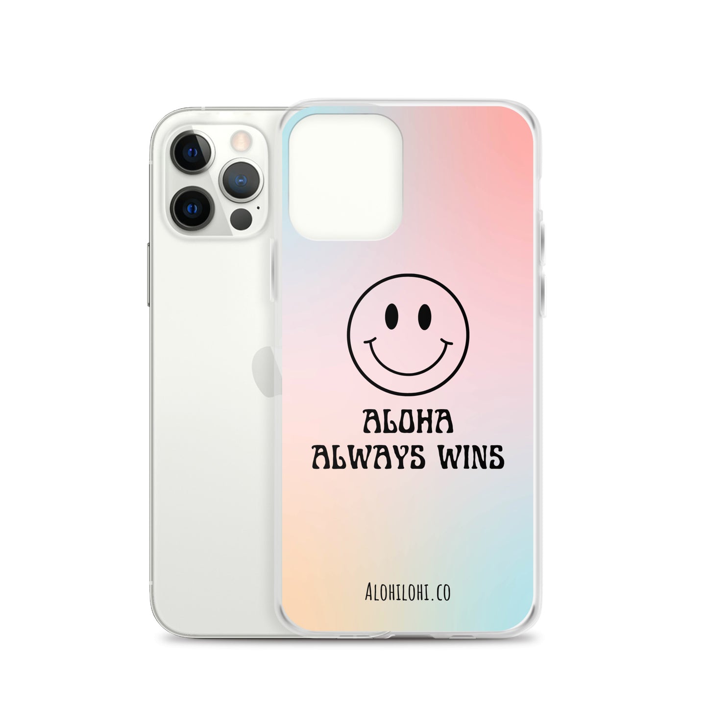 Aloha Always Wins (4) - Clear iPhone Case