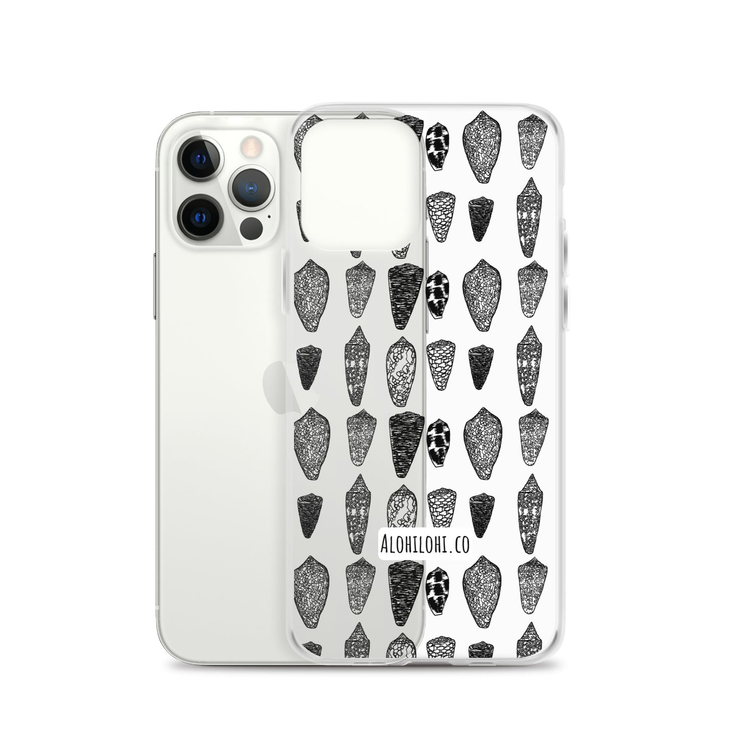 Pūpū (pattern) - Clear iPhone Case