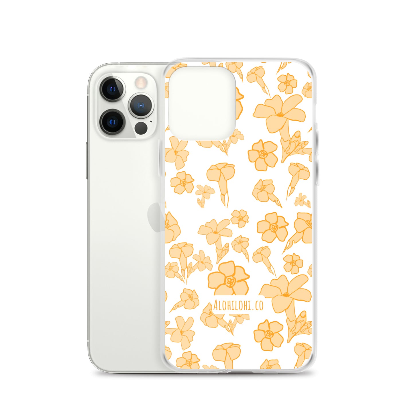 Pua Kenikeni on Keʻokeʻo - Clear iPhone Case