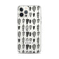 Pūpū (pattern) - Clear iPhone Case