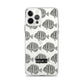 Manini (B&W) - Clear iPhone Case