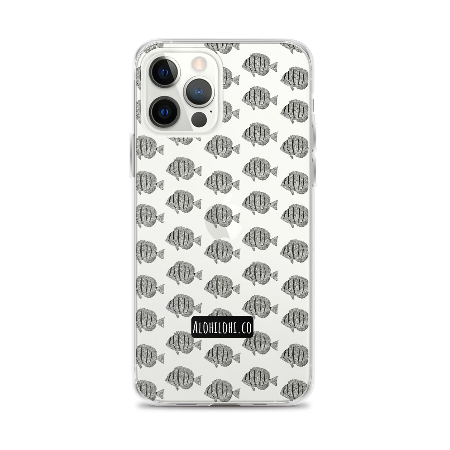 Manini (B&W) (s) - Clear iPhone Case