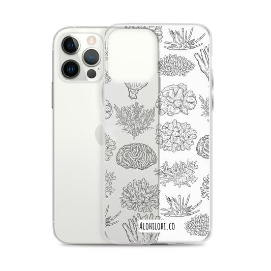 Corals - Clear iPhone Case