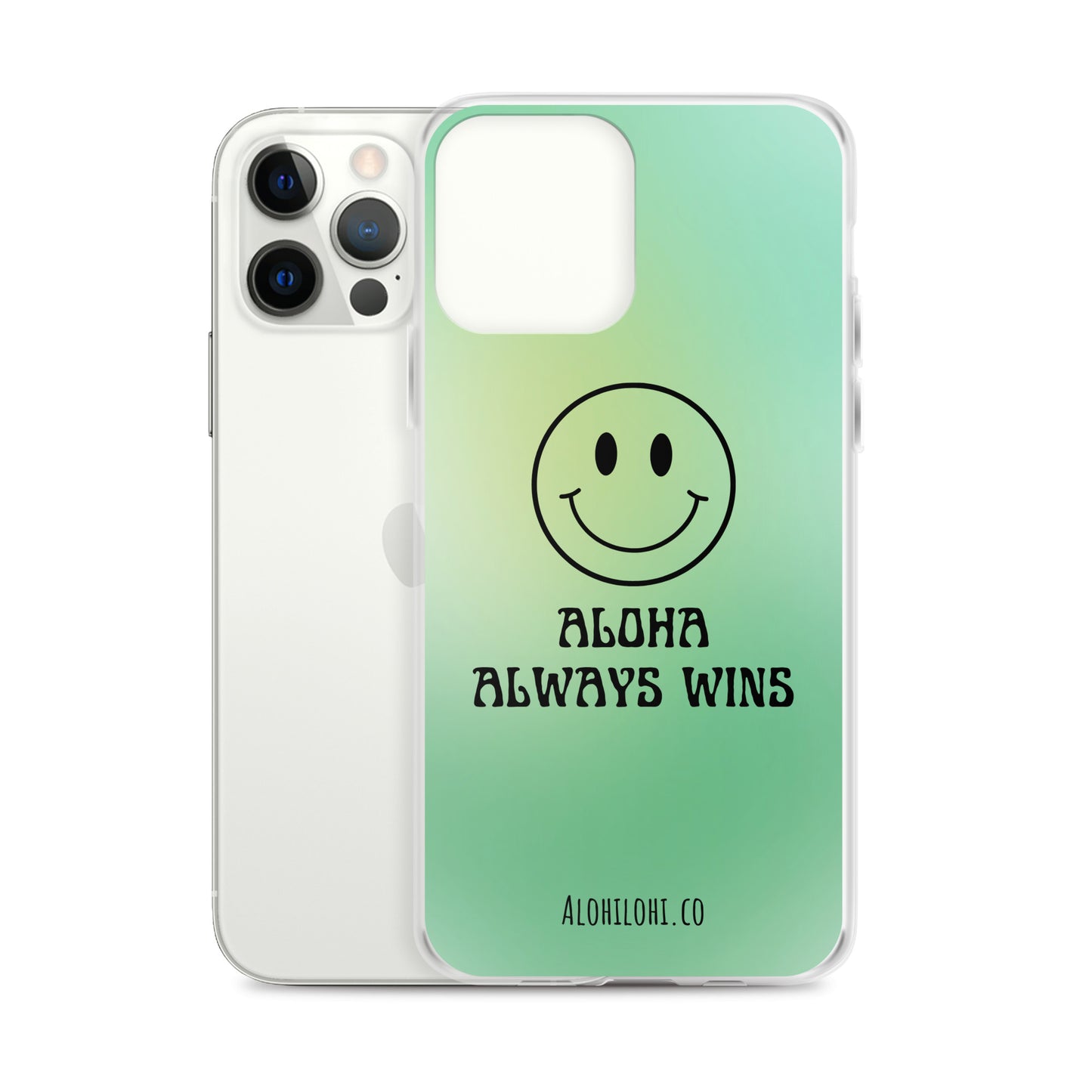 Aloha Always Wins (1) - Clear iPhone Case