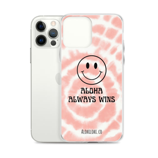 Aloha Always Wins (18) - Clear iPhone Case