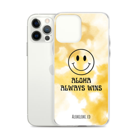 Aloha Always Wins (28) - Clear iPhone Case