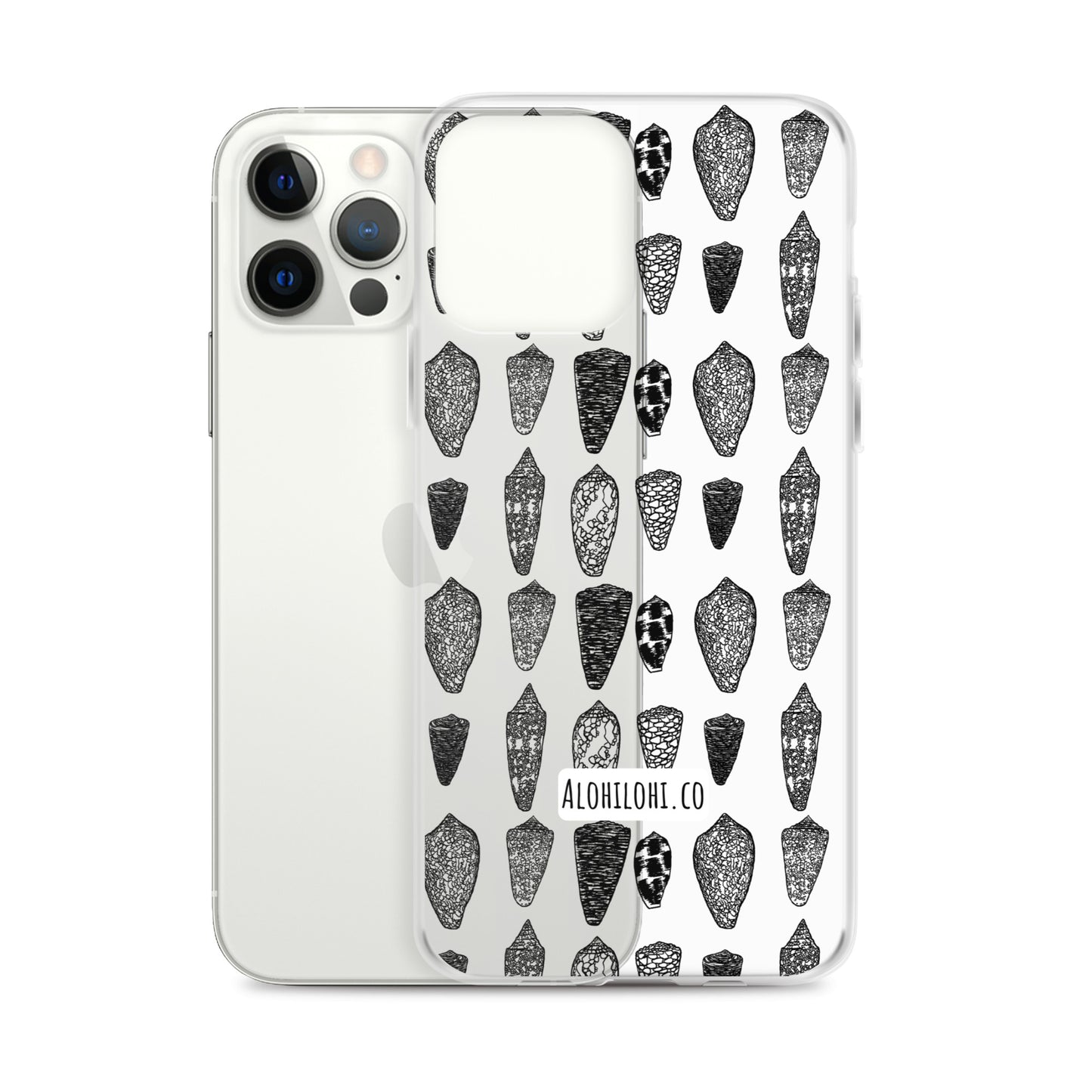 Pūpū (pattern) - Clear iPhone Case