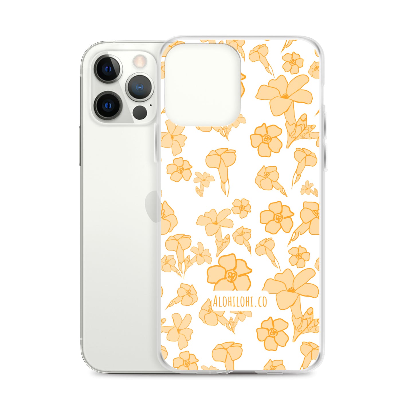 Pua Kenikeni on Keʻokeʻo - Clear iPhone Case