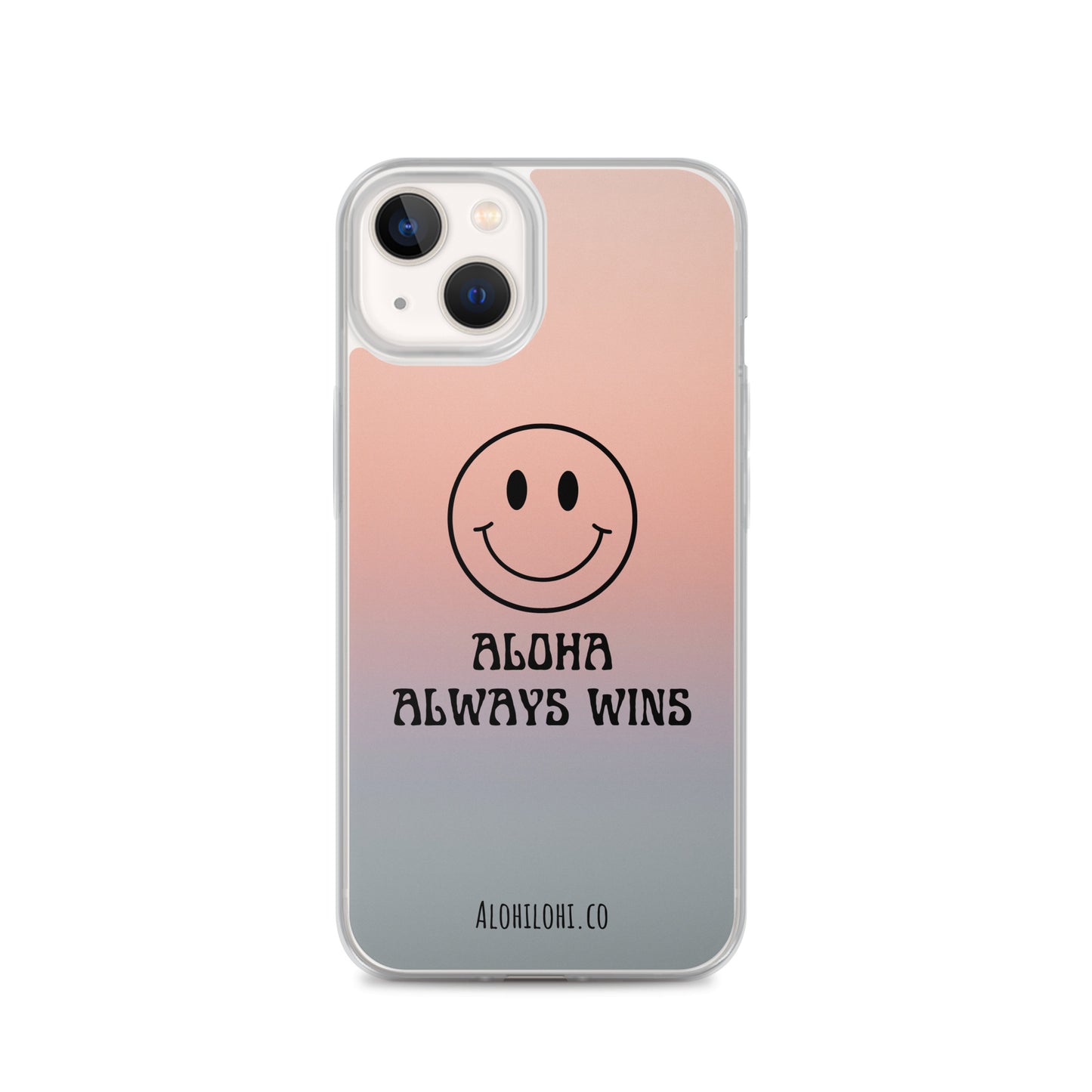 Aloha Always Wins (7) - Clear iPhone Case