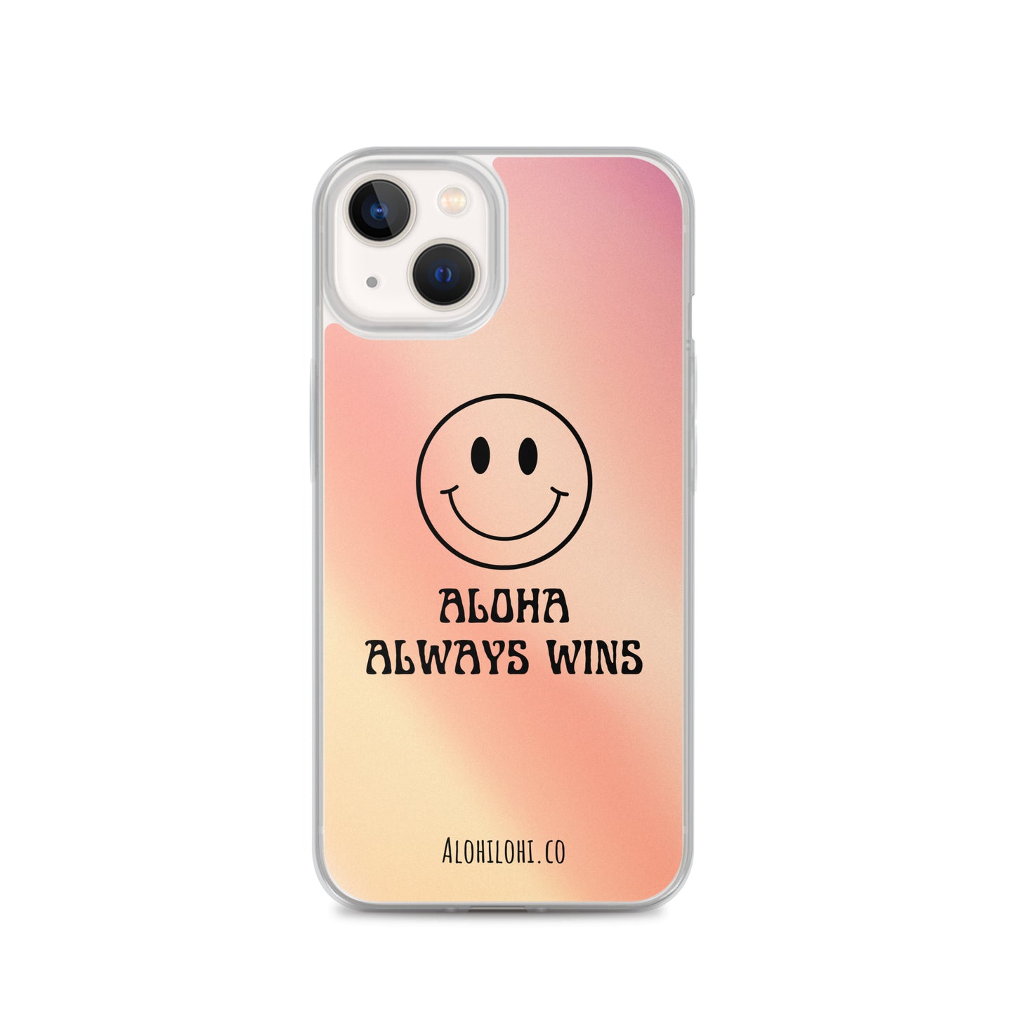 Aloha Always Wins (8) - Clear iPhone Case