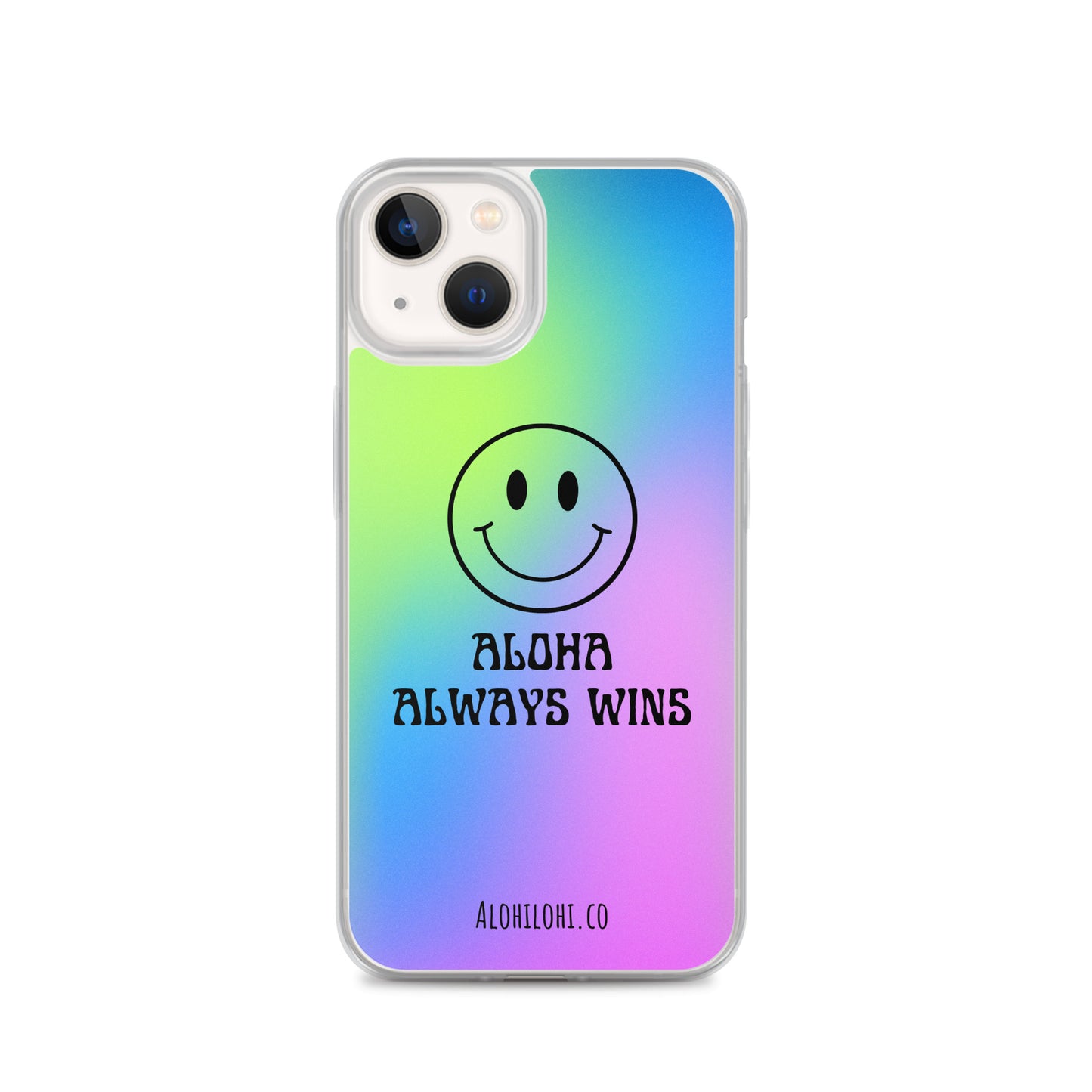 Aloha Always Wins (11) - Clear iPhone Case