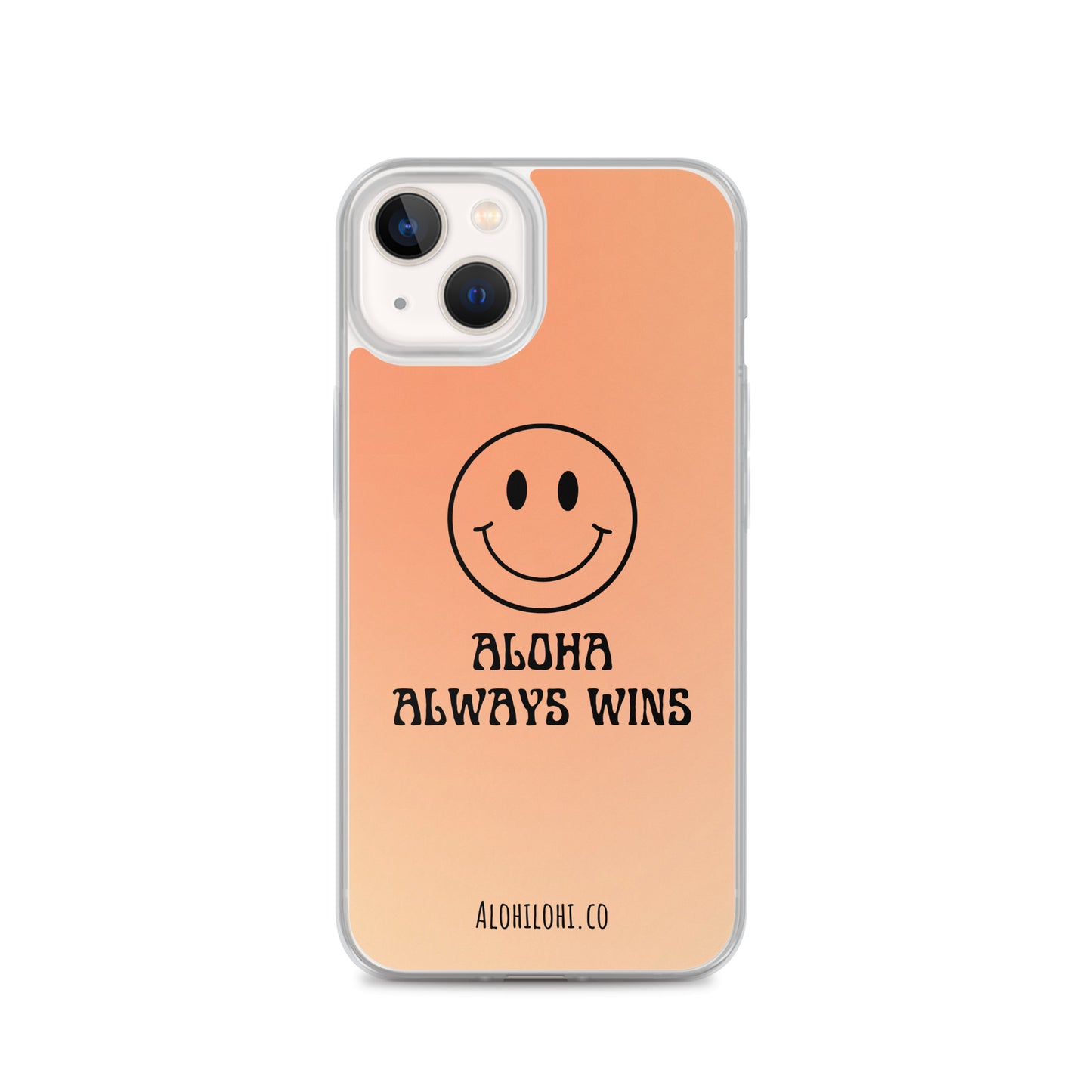 Aloha Always Wins (14) - Clear iPhone Case