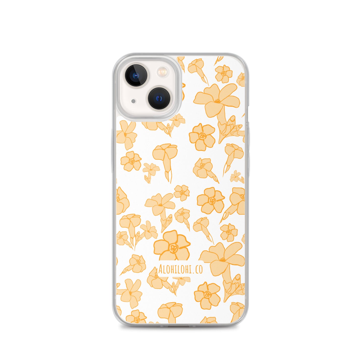 Pua Kenikeni on Keʻokeʻo - Clear iPhone Case