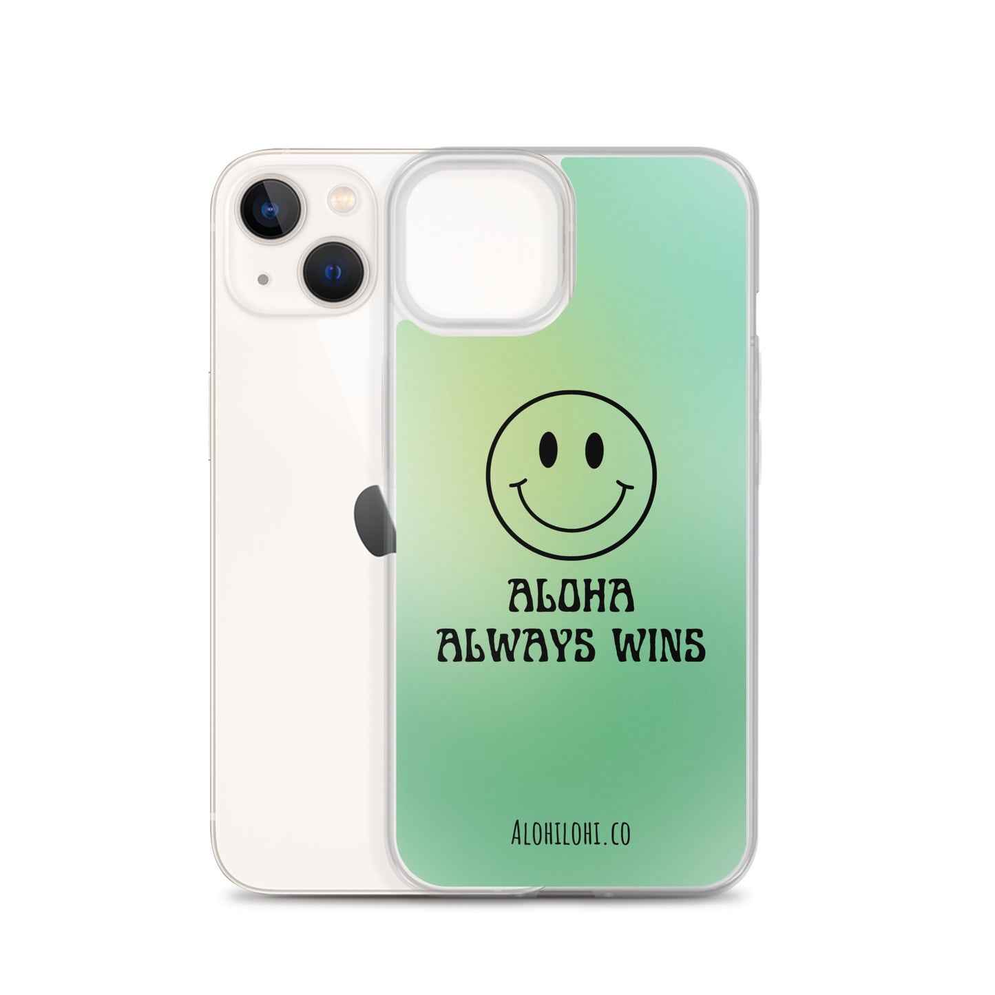 Aloha Always Wins (1) - Clear iPhone Case