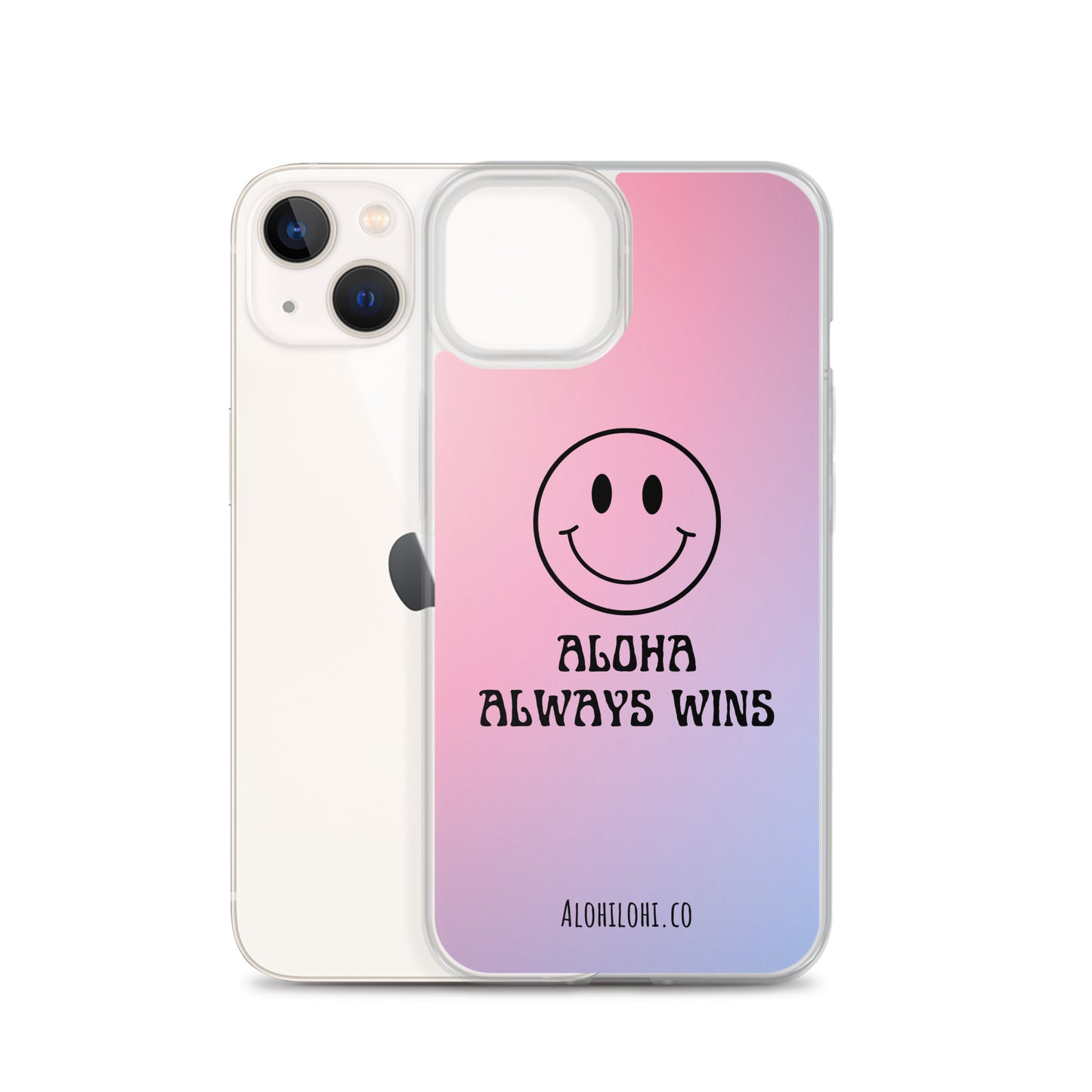 Aloha Always Wins (2) - Clear iPhone Case