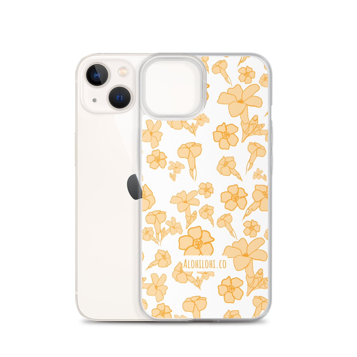 Pua Kenikeni on Keʻokeʻo - Clear iPhone Case