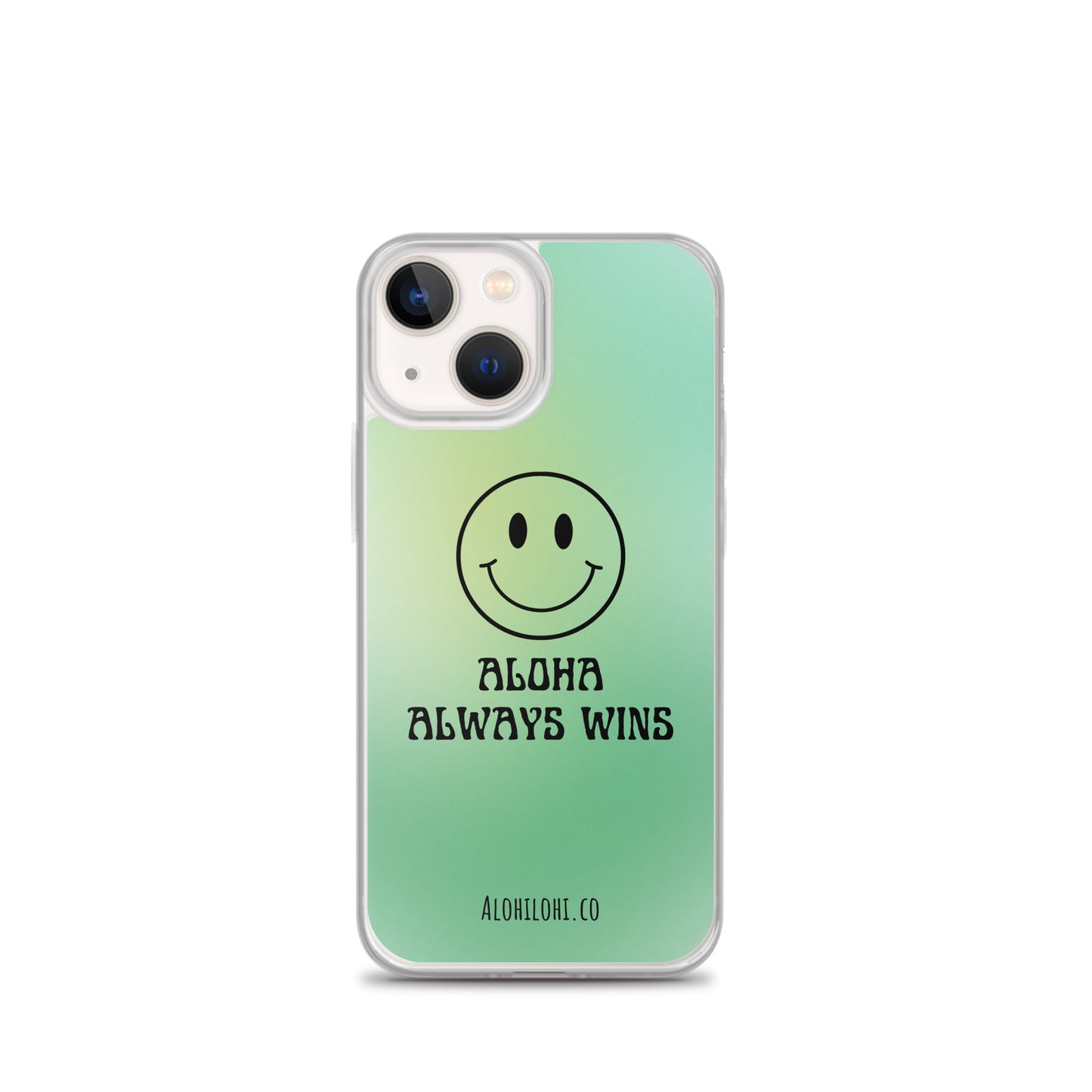 Aloha Always Wins (1) - Clear iPhone Case