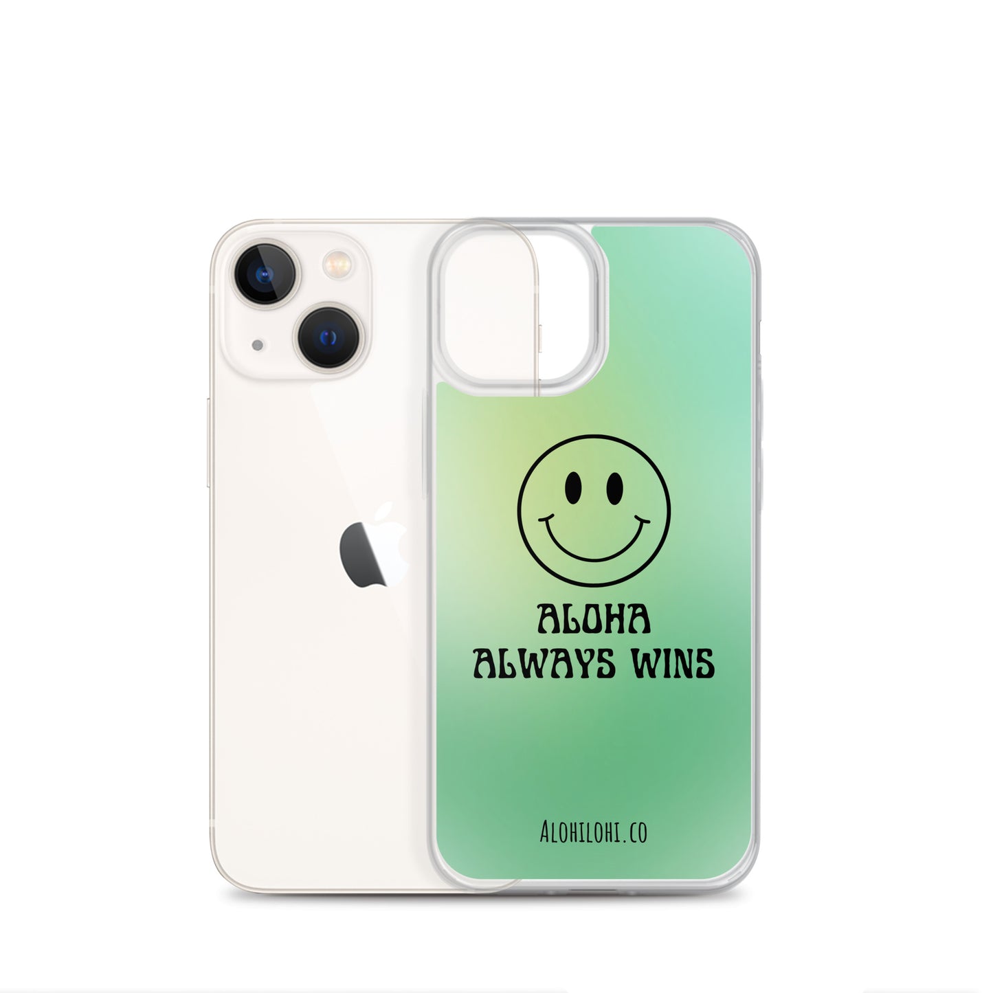 Aloha Always Wins (1) - Clear iPhone Case