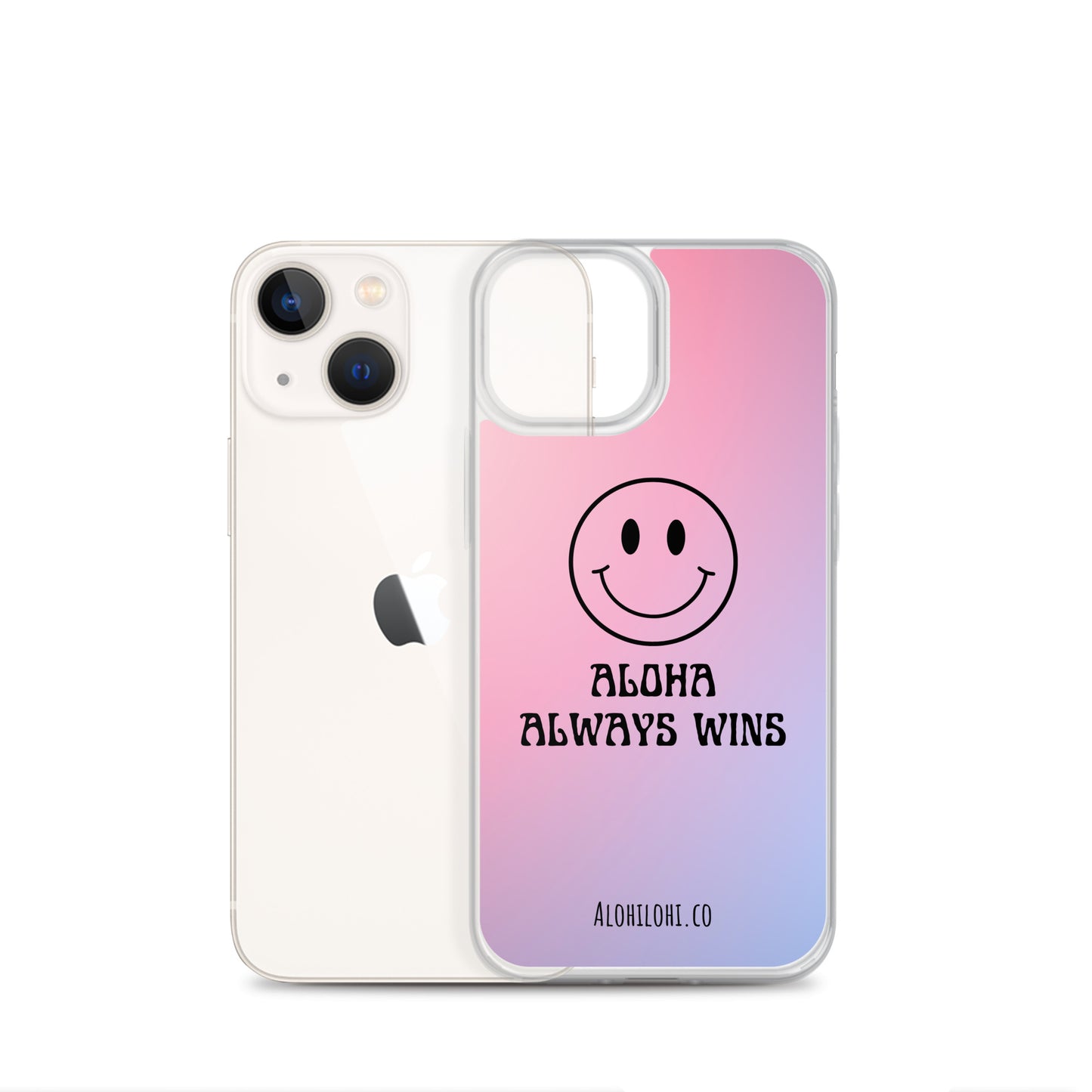 Aloha Always Wins (2) - Clear iPhone Case