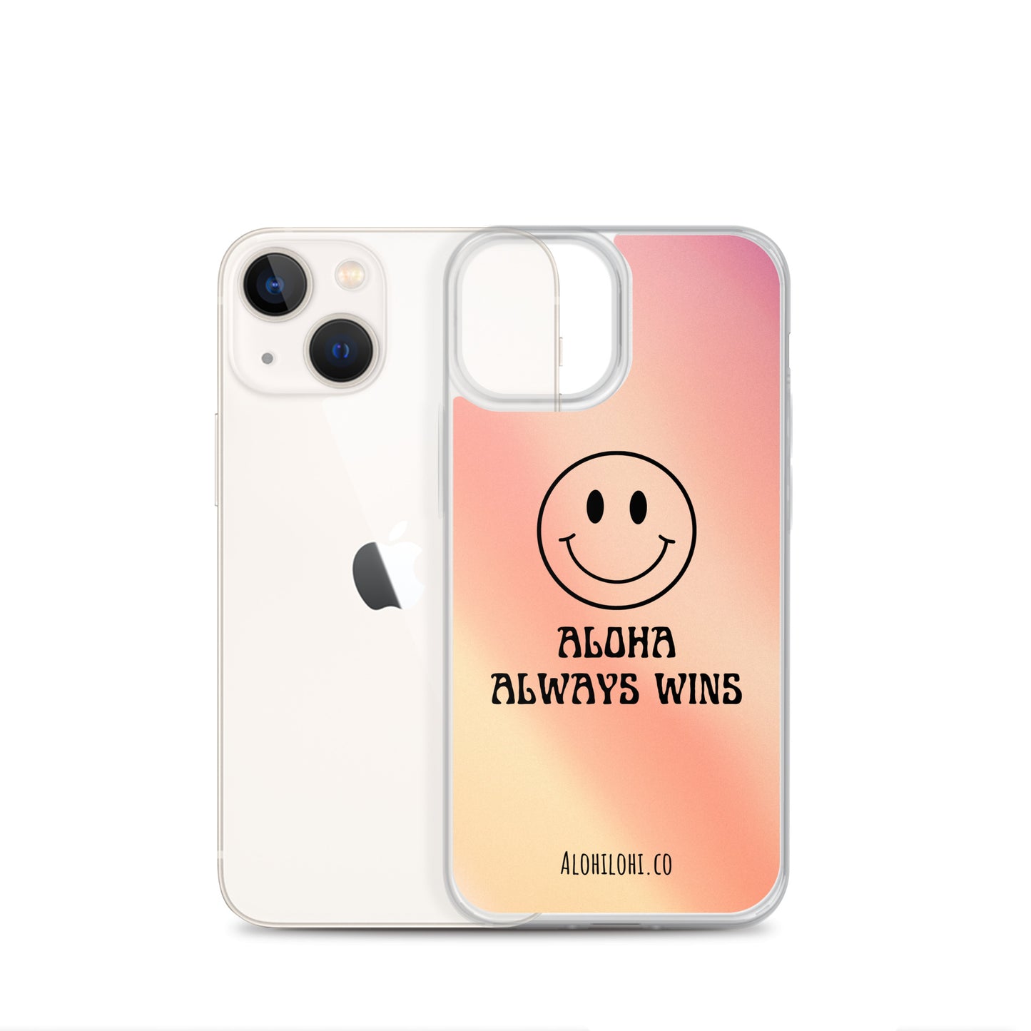 Aloha Always Wins (8) - Clear iPhone Case