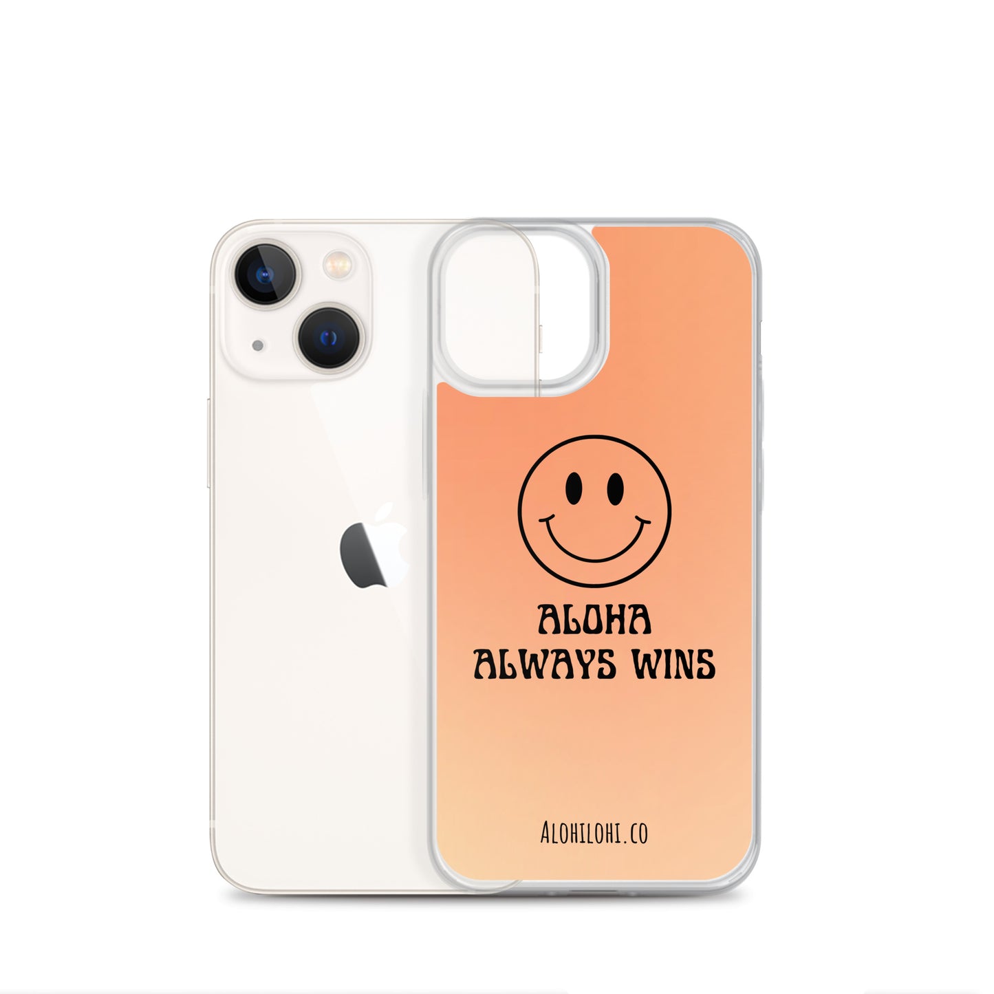 Aloha Always Wins (14) - Clear iPhone Case