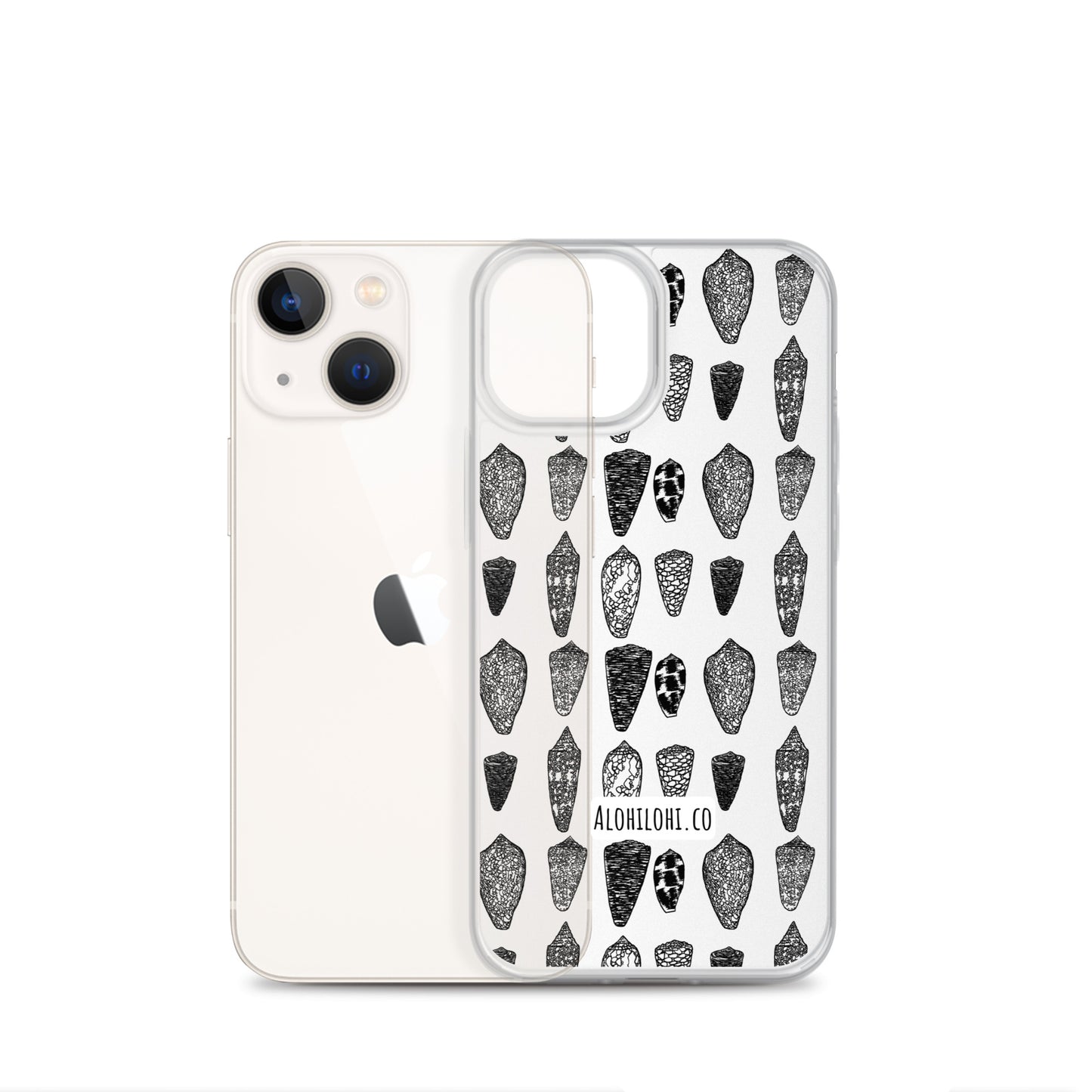 Pūpū (pattern) - Clear iPhone Case