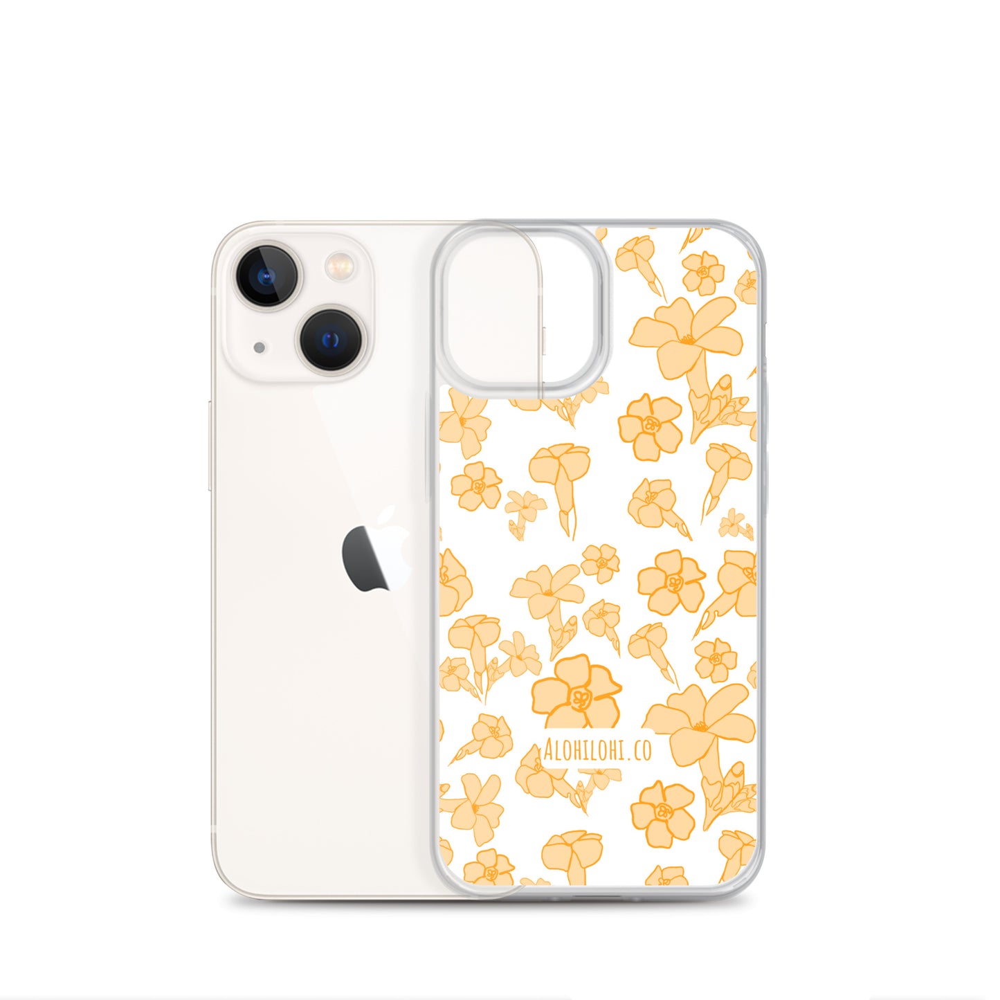 Pua Kenikeni on Keʻokeʻo - Clear iPhone Case