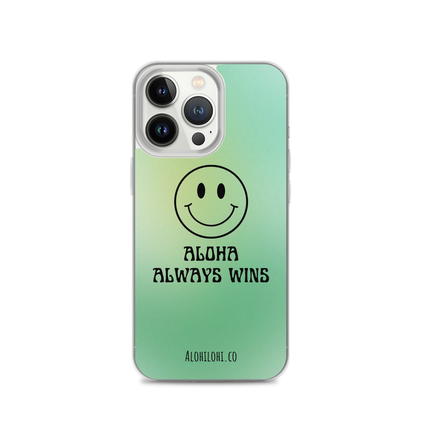 Aloha Always Wins (1) - Clear iPhone Case