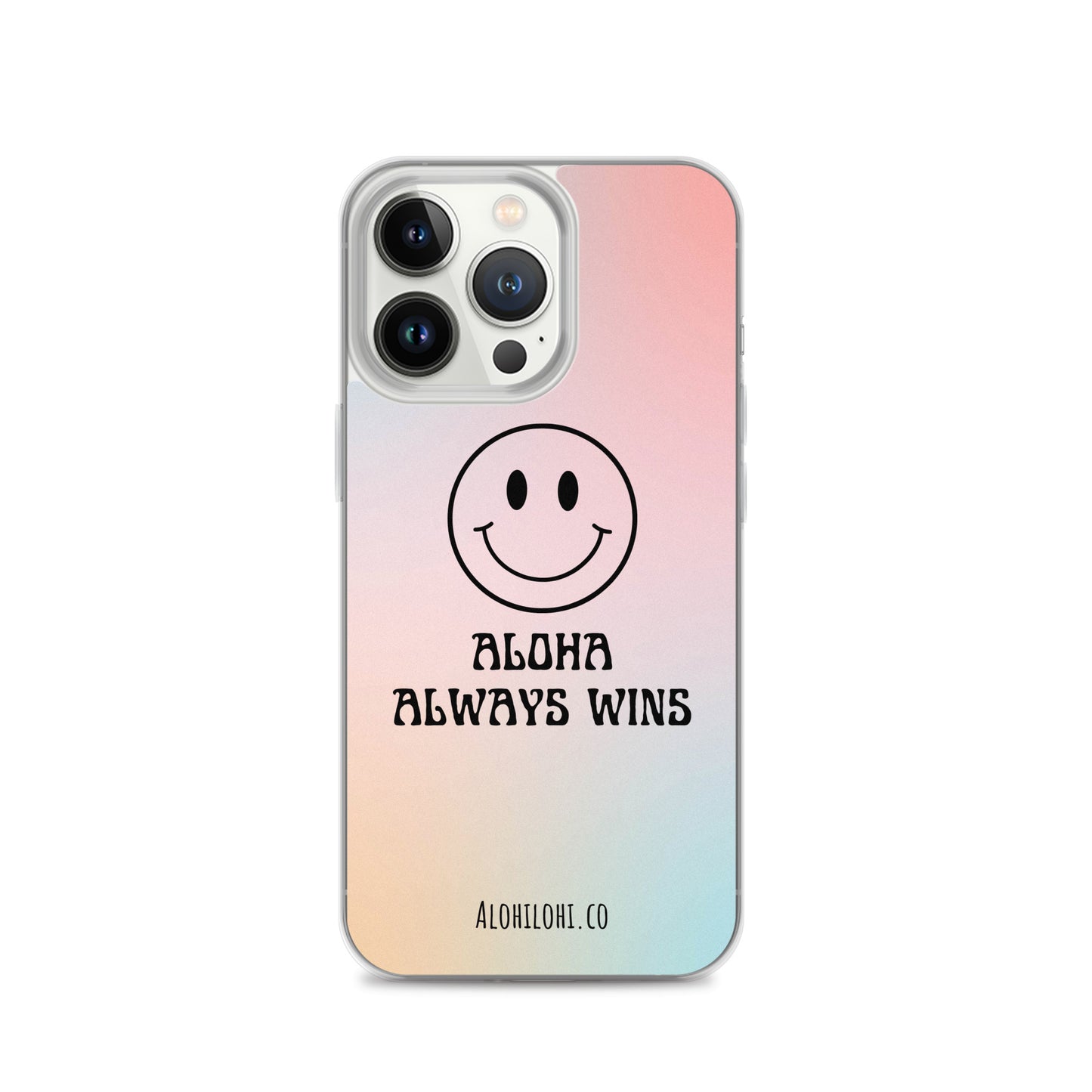 Aloha Always Wins (4) - Clear iPhone Case