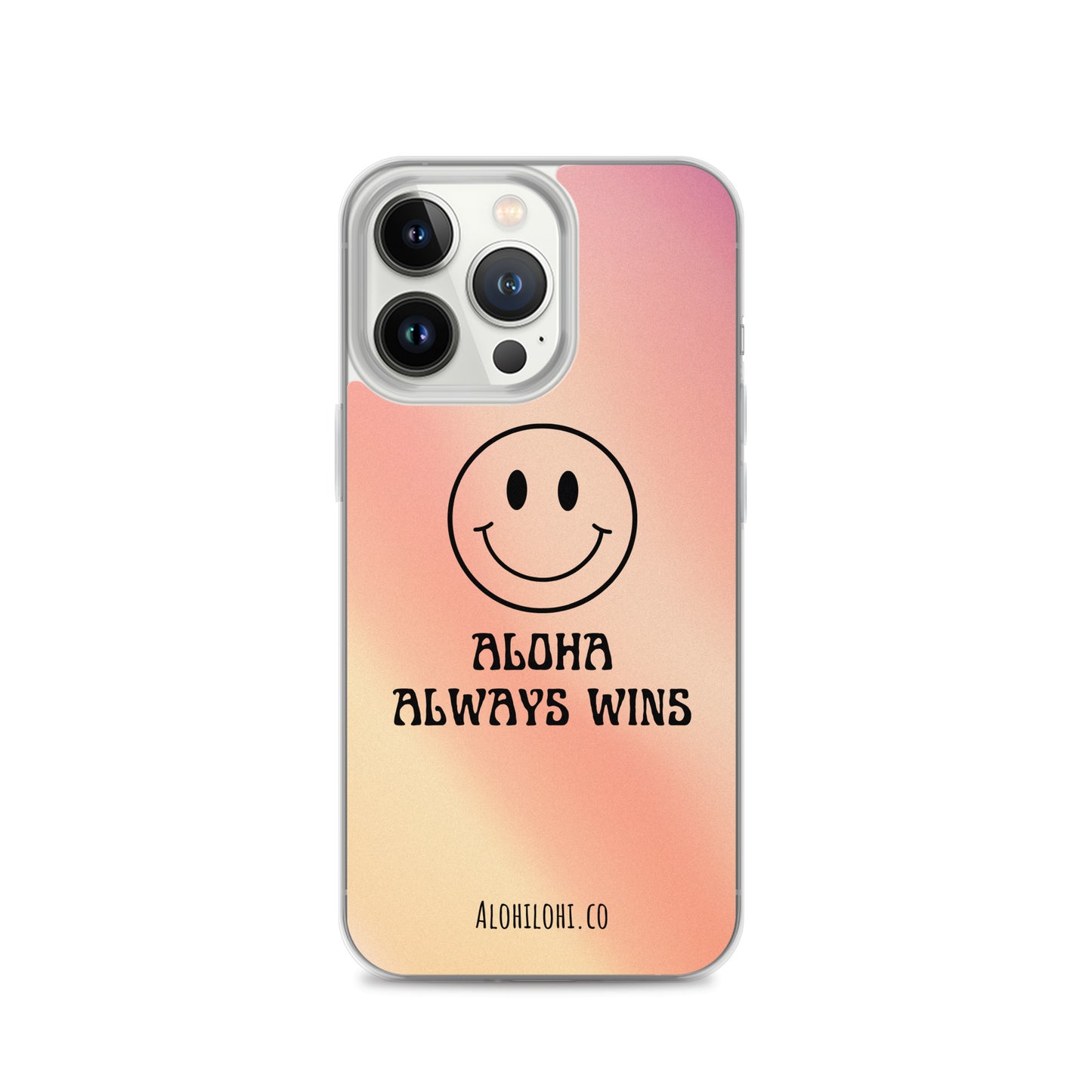 Aloha Always Wins (8) - Clear iPhone Case