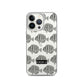 Manini (B&W) - Clear iPhone Case