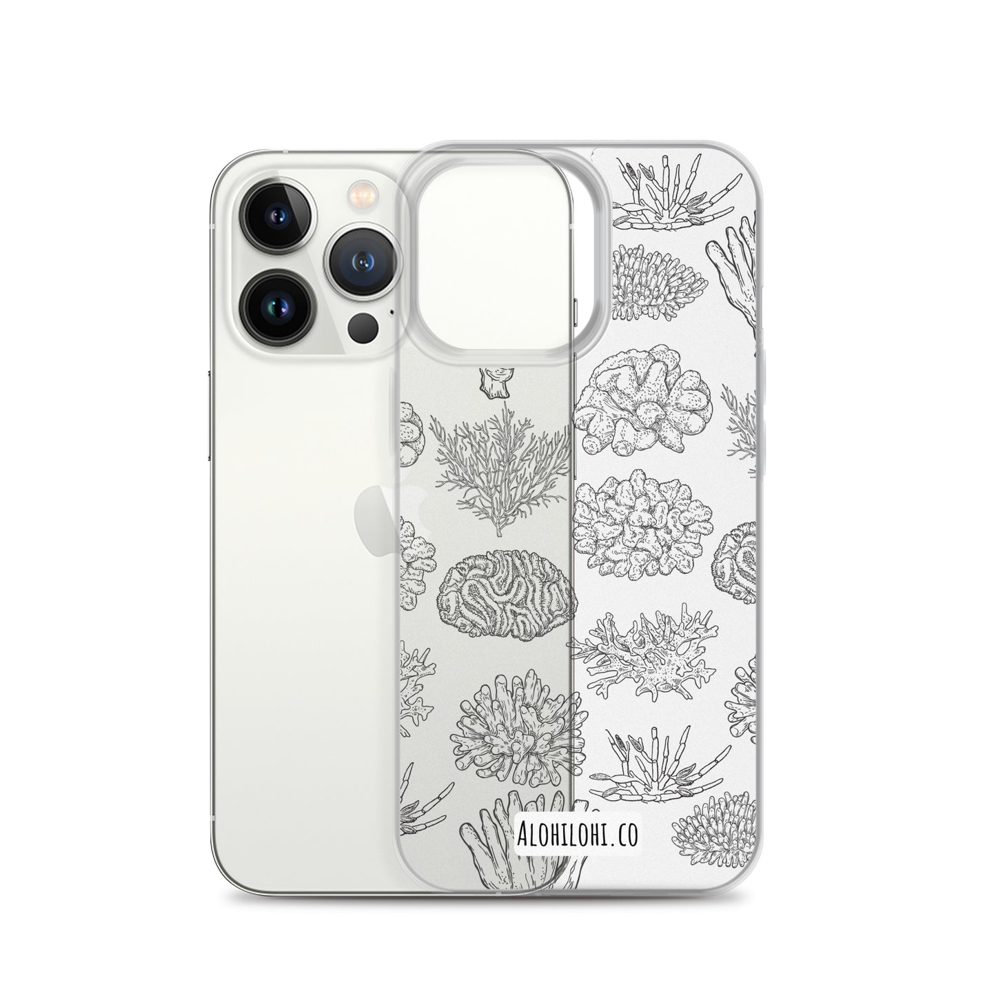 Corals - Clear iPhone Case