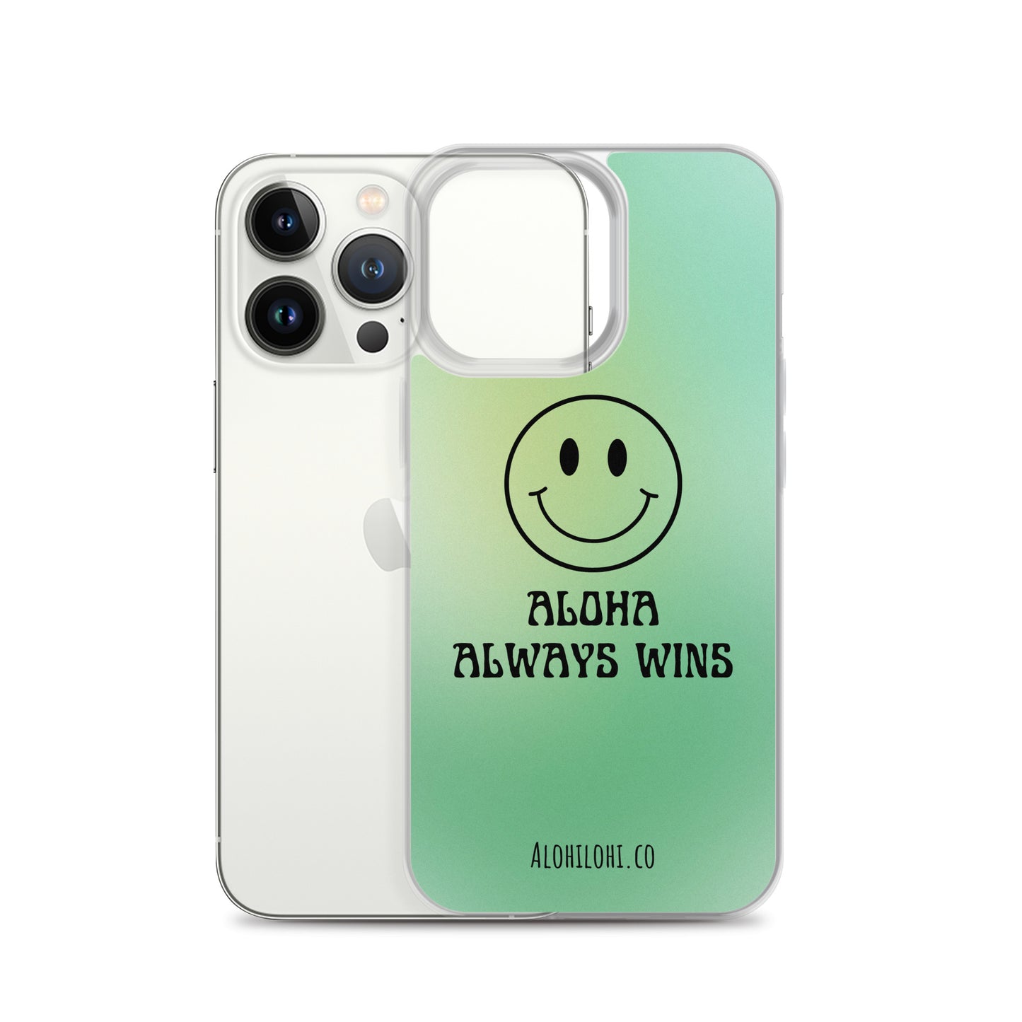 Aloha Always Wins (1) - Clear iPhone Case