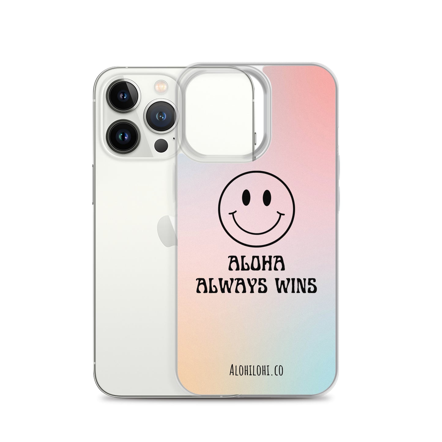 Aloha Always Wins (4) - Clear iPhone Case