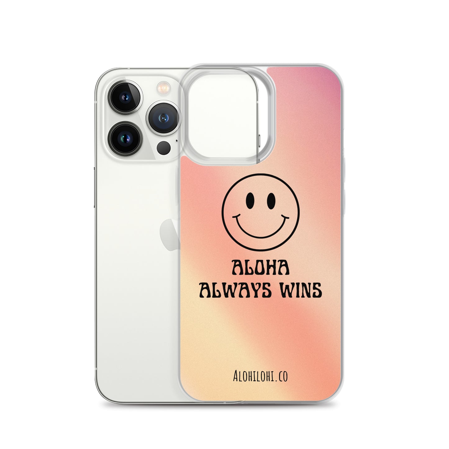 Aloha Always Wins (8) - Clear iPhone Case