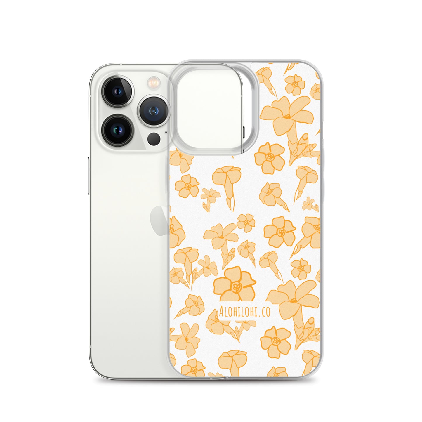 Pua Kenikeni on Keʻokeʻo - Clear iPhone Case