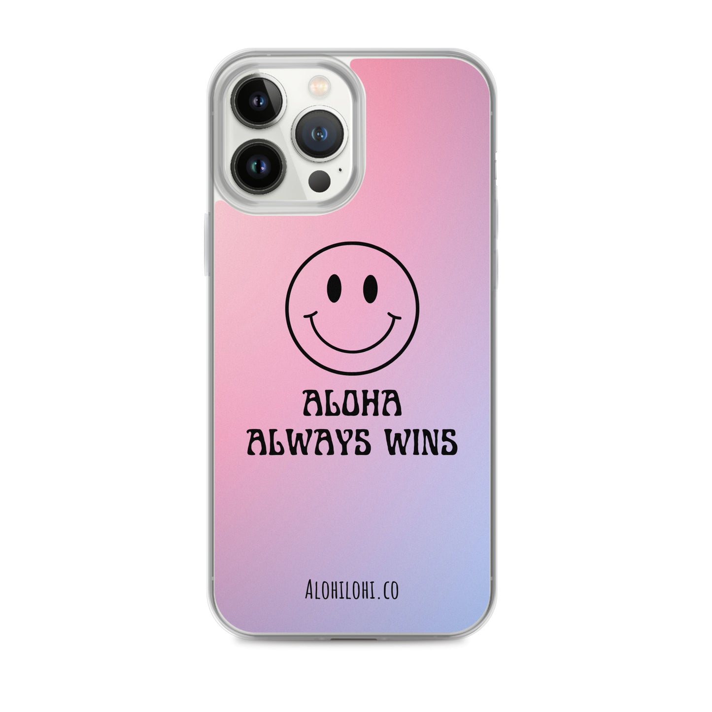 Aloha Always Wins (2) - Clear iPhone Case