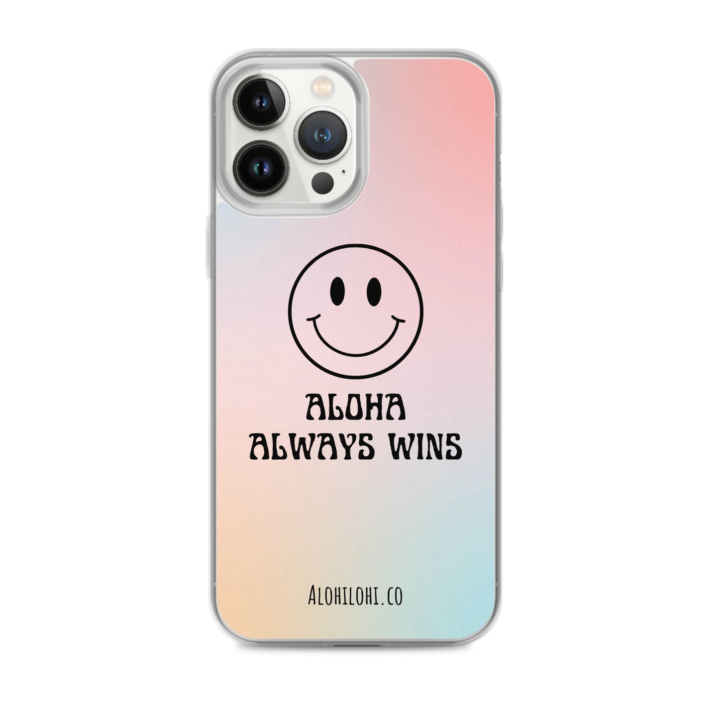 Aloha Always Wins (4) - Clear iPhone Case